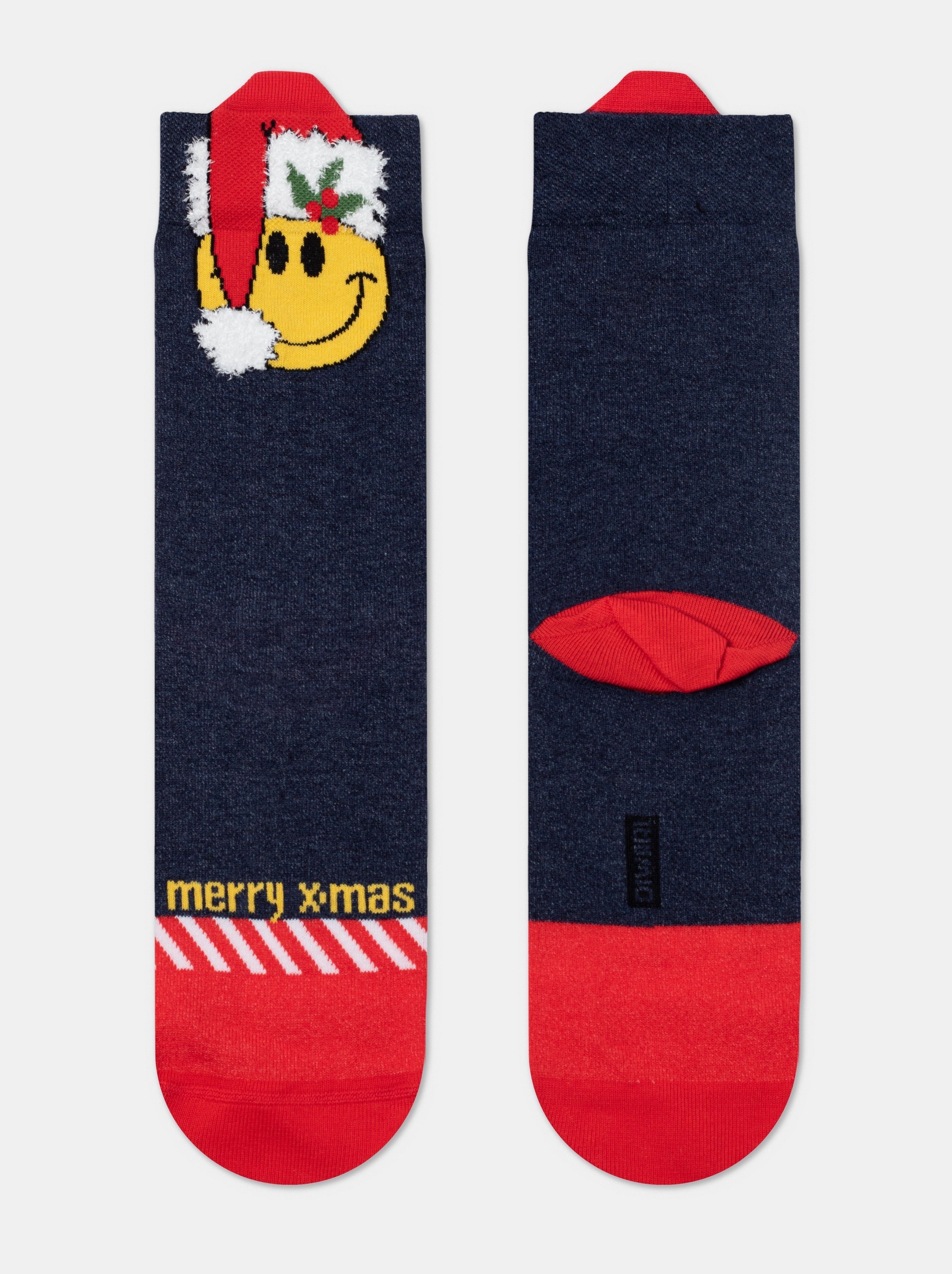 Носки мужские ⭐️ Новогодние носки с декоративным вывязанным пикотом «Xmas smile» ⭐️, Темно-синий
Носки мужские ⭐️ Новогодние носки с декоративным вывязанным пикотом «Xmas smile» ⭐️, Темно-синий
