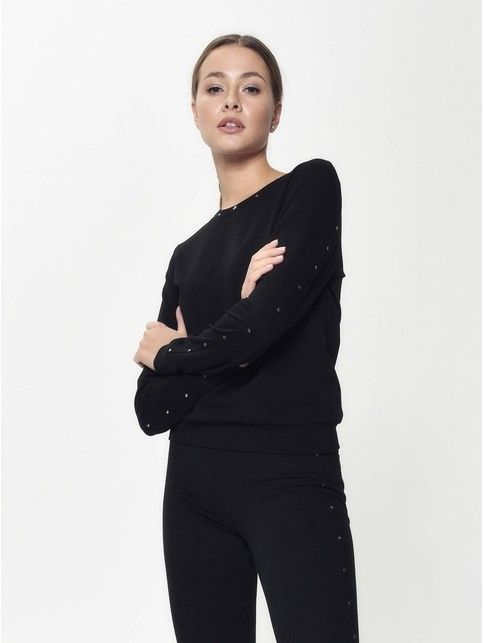 Ультракомфортный свитшот с металлическим декором LD 887, Black, Джемпер женский ⭐️ Ультракомфортный свитшот с металлическим декором LD 887 ⭐️
Ультракомфортный свитшот с металлическим декором LD 887, Black, Джемпер женский ⭐️ Ультракомфортный свитшот с металлическим декором LD 887 ⭐️