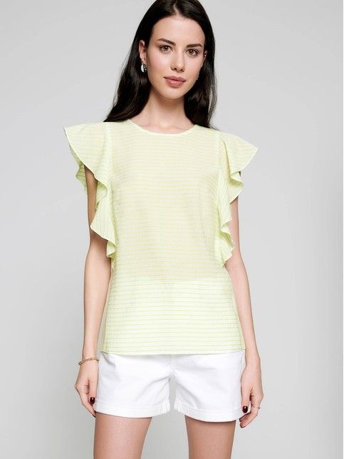 Блузка в полоску с широкими воланами LBL 1093, White-neo lime, Блузка женская ⭐️ Блузка в полоску с широкими воланами LBL 1093 ⭐️
Блузка в полоску с широкими воланами LBL 1093, White-neo lime, Блузка женская ⭐️ Блузка в полоску с широкими воланами LBL 1093 ⭐️