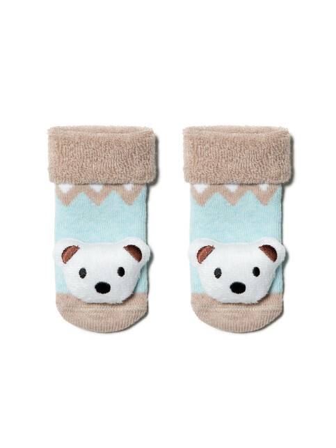 

Махровые носки SOF-TIKI с мордашками "Мишка", Бежевый, Носки детские ⭐️ Махровые носки SOF-TIKI с мордашками "Мишка" ⭐️