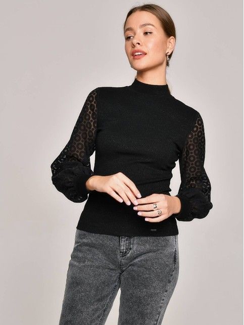 Блузка в рубчик с пышными рукавами из ткани деворе LBL 1160, Black-silver, Блузка женская ⭐️ Блузка в рубчик с пышными рукавами из ткани деворе LBL 1160 ⭐️
Блузка в рубчик с пышными рукавами из ткани деворе LBL 1160, Black-silver, Блузка женская ⭐️ Блузка в рубчик с пышными рукавами из ткани деворе LBL 1160 ⭐️