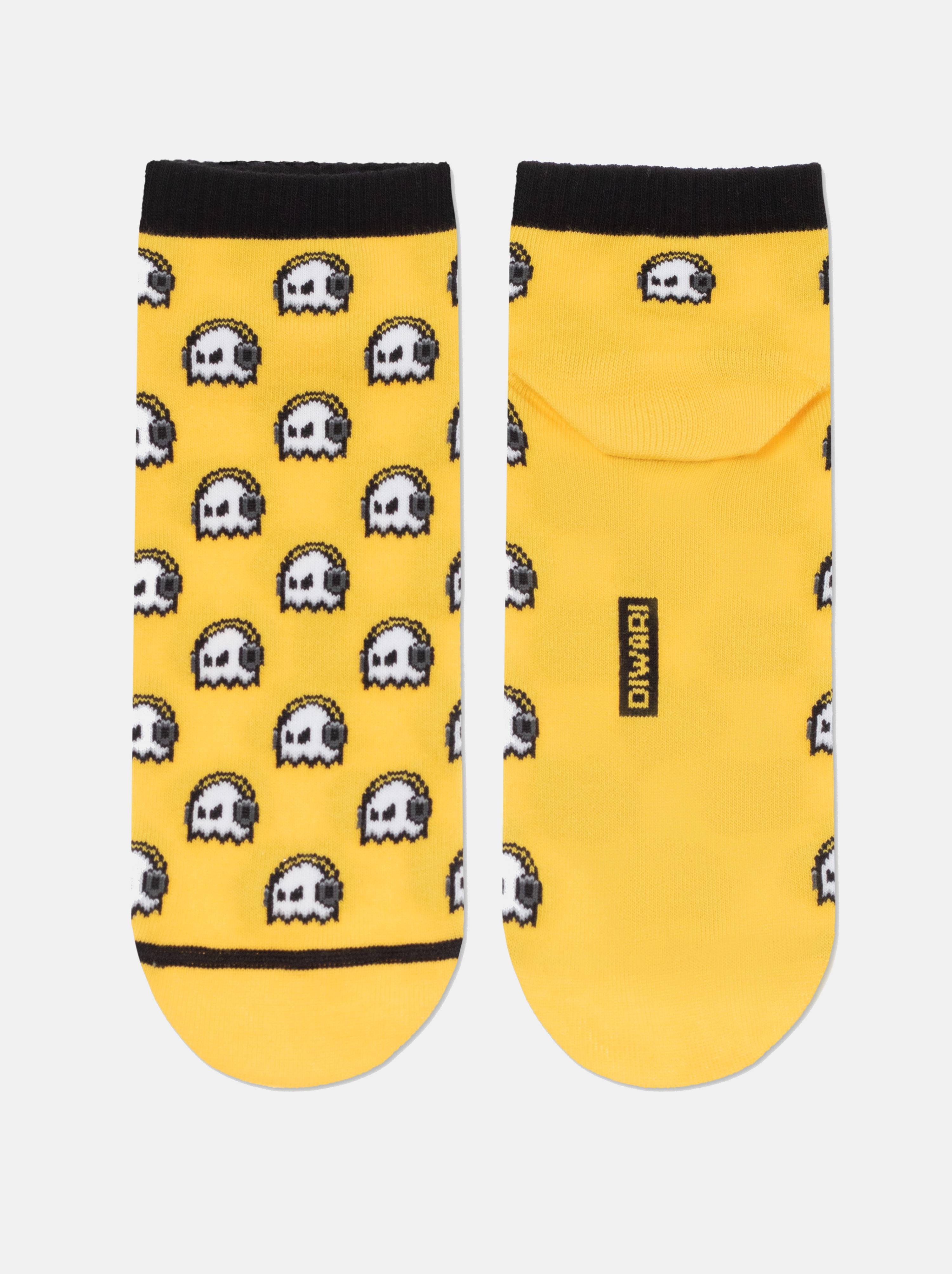 Укороченные носки из хлопка «Ghost» Conte желтого цвета