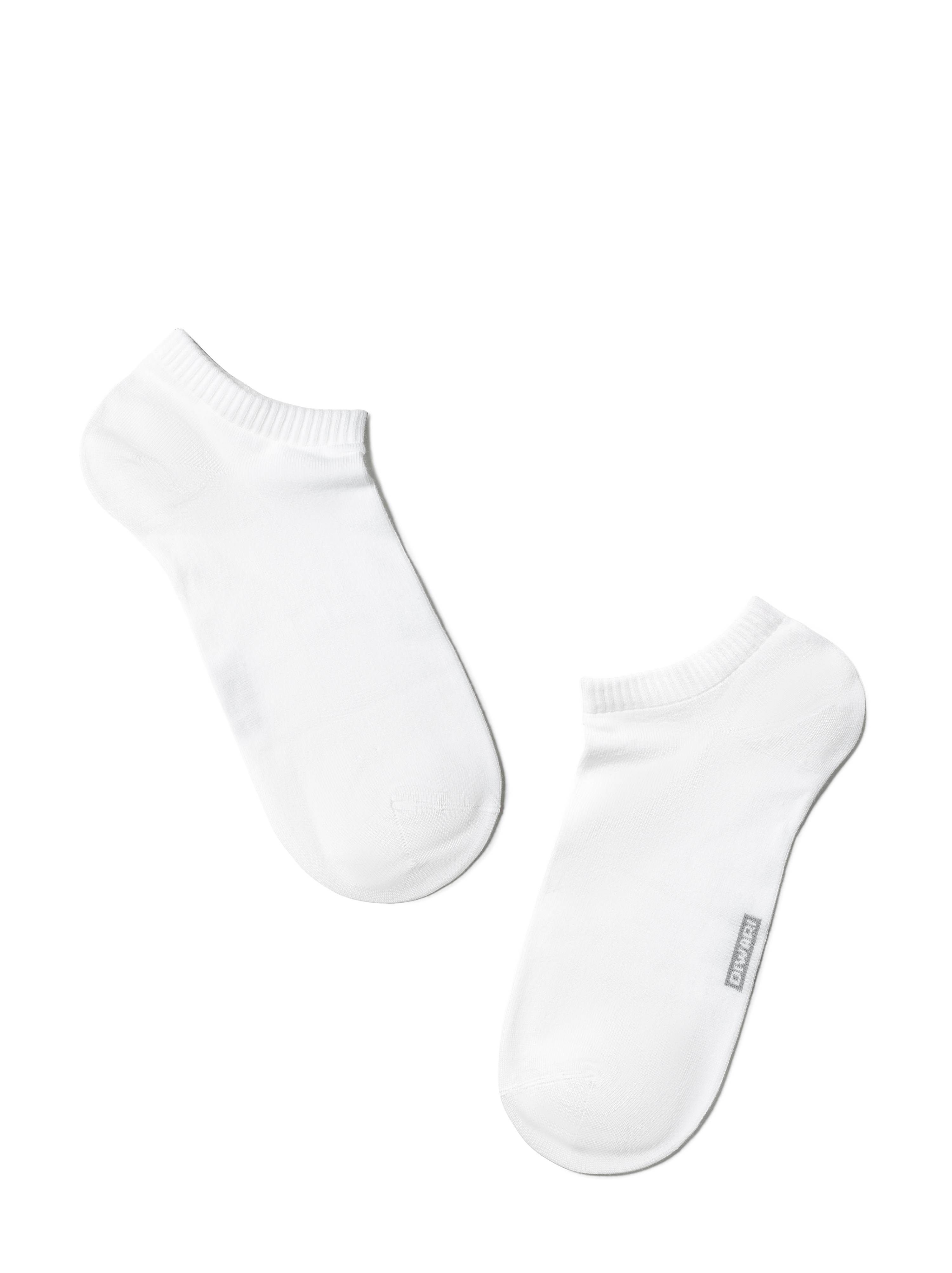 Мужские ультракороткие хлопковые носки ACTIVE Conte белого цвета