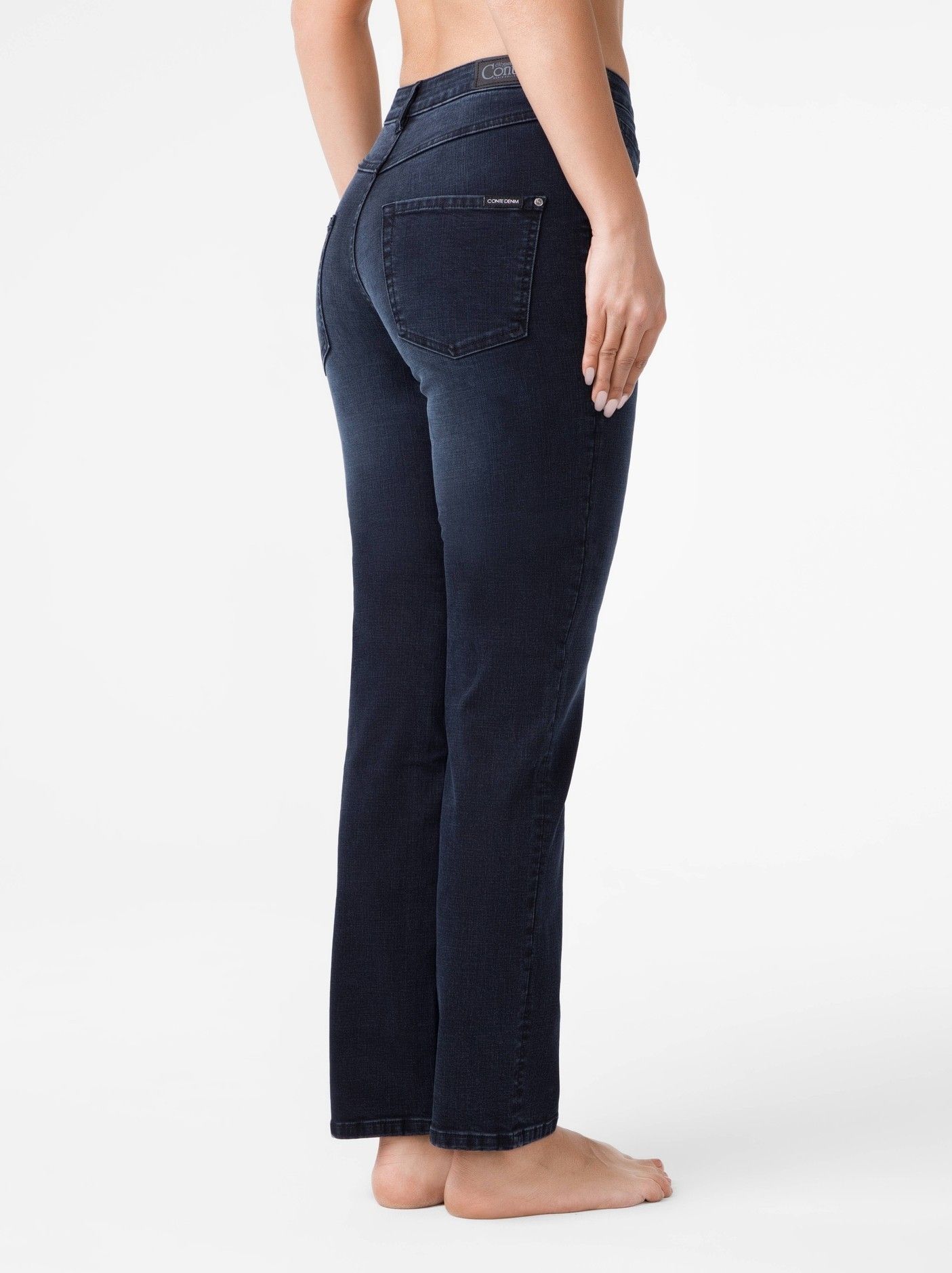 ᐅ Kupit Ultraelastichnye Eco Friendly Straight Dzhinsy S Vysokoj Posadkoj Con 156 V Minske Cvet Blue Black V Internet Magazine S Dostavkoj Po Belarusi