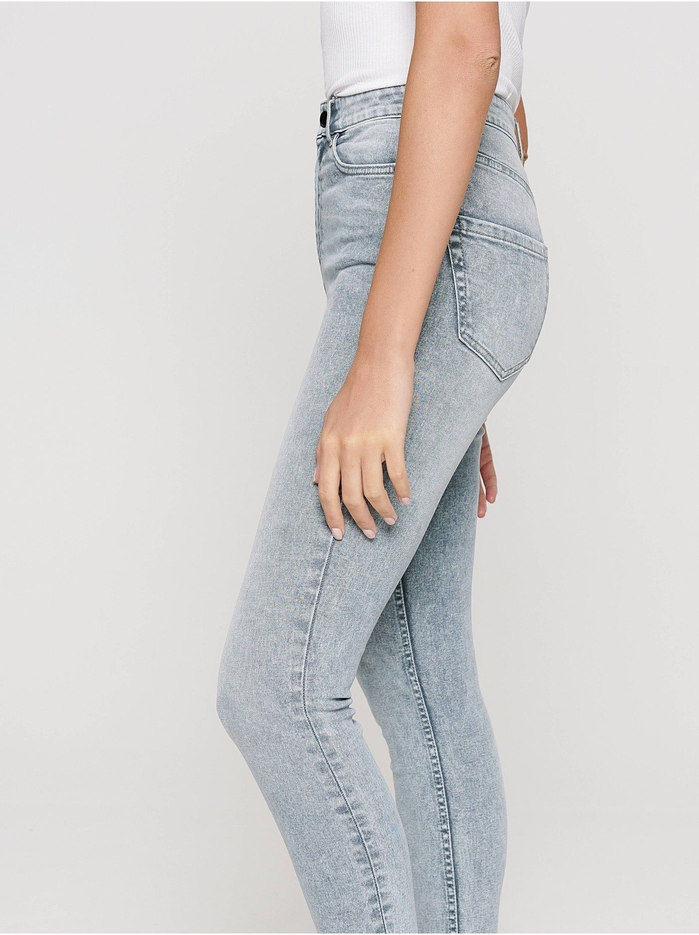 ᐅ Kupit Modeliruyushie Dzhinsy Skinny S Supervysokoj Posadkoj Con 216 Lycra V Minske Cvet Acid Washed Grey V Internet Magazine S Dostavkoj Po Belarusi