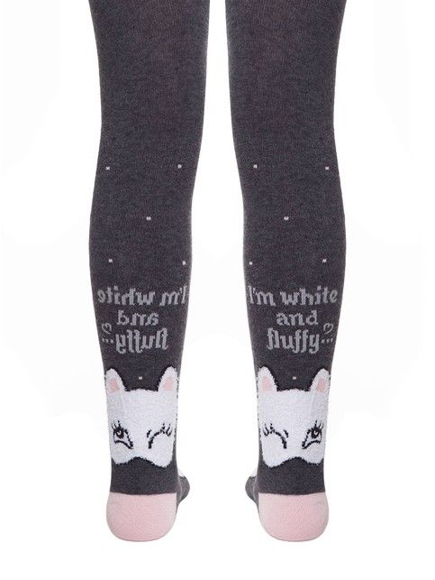 

Колготки TIP-TOP с пушистыми рисунками "Котики", Темно-серый, Колготки детские ⭐️ Колготки TIP-TOP с пушистыми рисунками "Котики" ⭐️