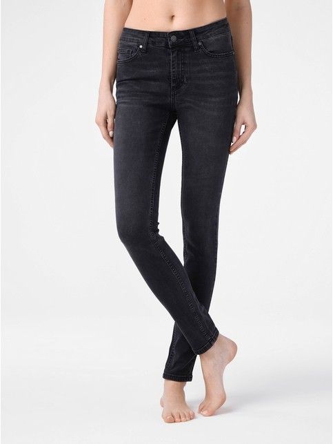 

Моделирующие eco-friendly джинсы skinny со средней посадкой CON-150, Washed black, Брюки джинсовые ⭐️ Моделирующие eco-friendly джинсы skinny со средней посадкой CON-150 ⭐️