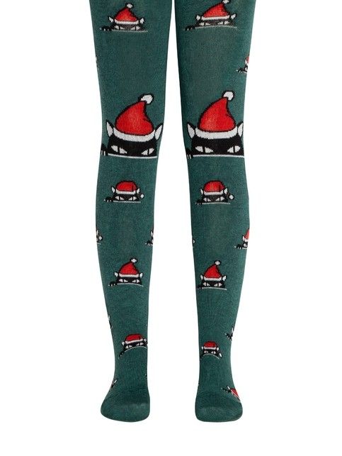 

Новогодние колготки «Xmas cat», Темно-бирюзовый, Колготки детские ⭐️ Новогодние колготки «Xmas cat» ⭐️