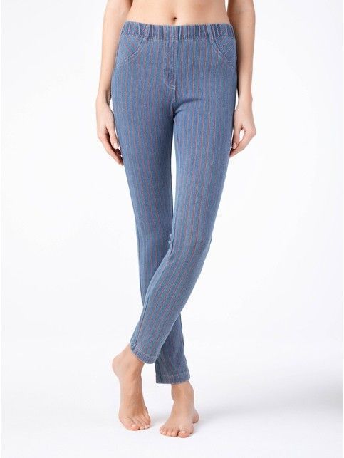 

Ультрамодные леггинсы из денима в полоску OLIVIA, Blue, Джеггинсы женские ⭐️ Ультрамодные леггинсы из денима в полоску OLIVIA ⭐️