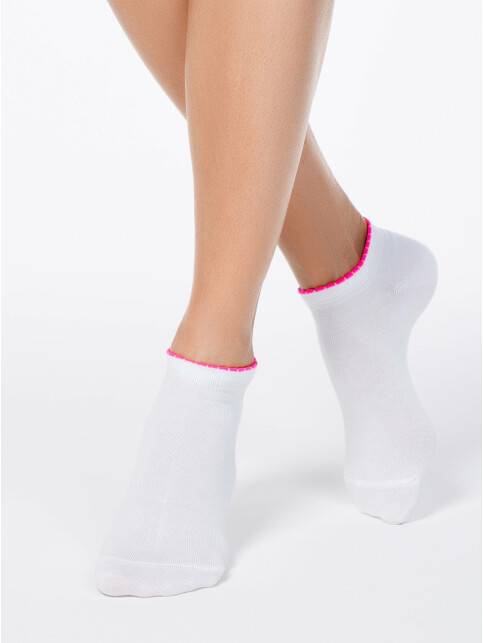 

Короткие хлопковые носки ACTIVE с пикотом, Капучино, Носки хлопковые женские ⭐️ Короткие хлопковые носки ACTIVE с пикотом ⭐️