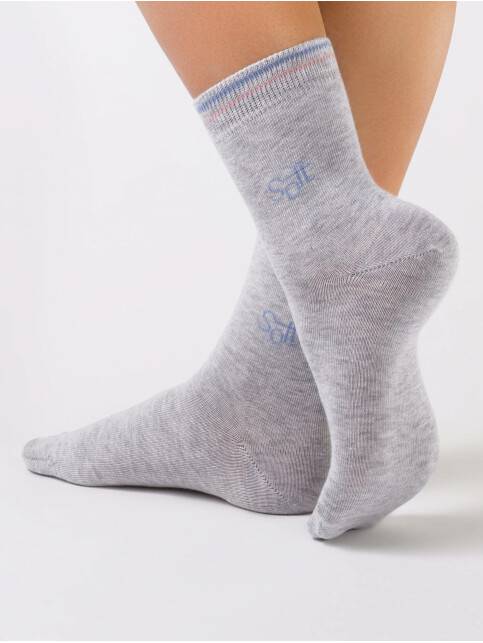 

Меланжевые носки COMFORT, Темно-серый, Носки хлопковые женские ⭐️ Меланжевые носки COMFORT ⭐️