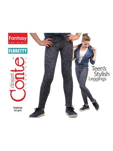 

Леггинсы с цветочным рисунком FLORETTY, Denim, Леггинсы для девочек ⭐️ Леггинсы с цветочным рисунком FLORETTY ⭐️