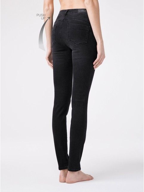 

Моделирующие eco-friendly джинсы skinny push-up с высокой посадкой CON-148, Washed black, Брюки джинсовые ⭐️ Моделирующие eco-friendly джинсы skinny push-up с высокой посадкой CON-148 ⭐️