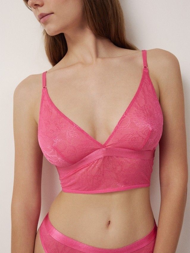 Бюстье женское CE FLORAL TATTOO LBE 2870, р.170-84, barbie pink - 1