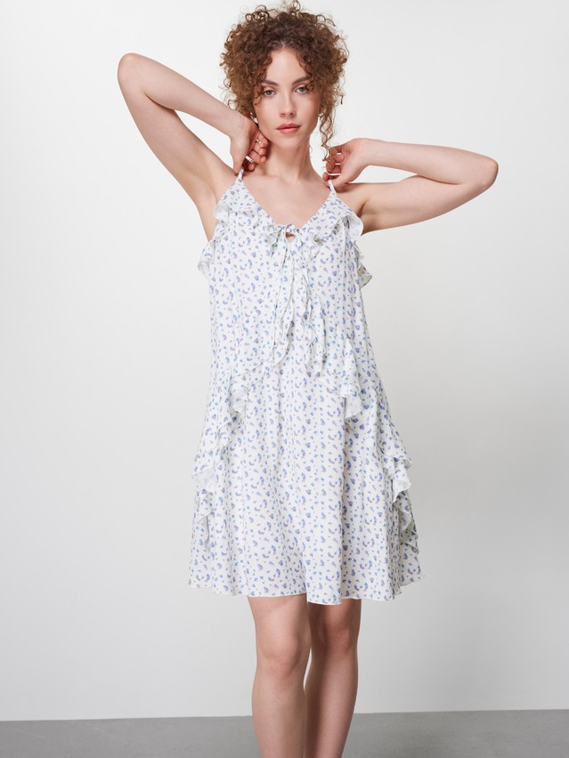 Сарафан жен. C LSF 3474, р.170-84-90, white-flowers - 3