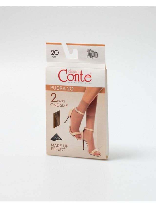 Носки женские CE PUDRA (2 пары),р.36-39, natural - 11