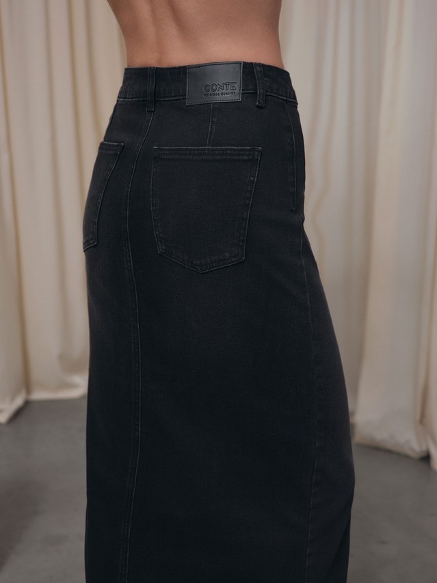 Юбка джинсовая женская C CON-815, р.170-90, washed black - 6