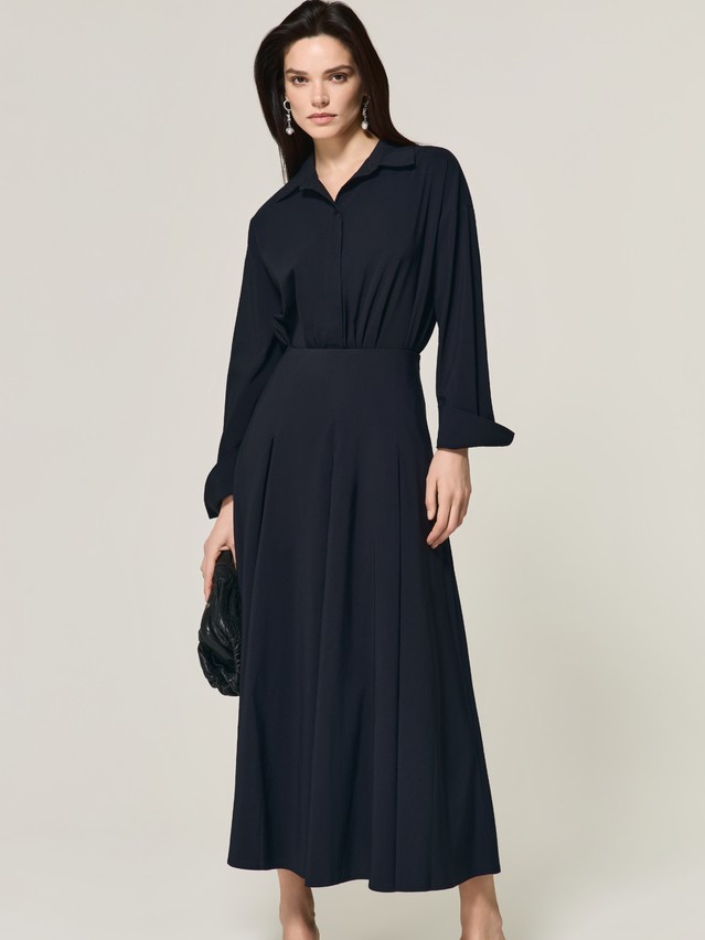 Рубашка женская C LRU 3439, р.170-84-90, black - 2