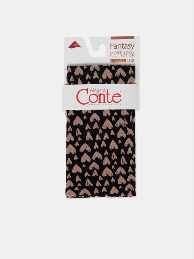 Носки женские CE FANTASY 22С-52СП, р.23-25, nero-natural - 4