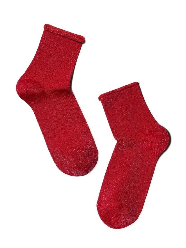Носки женские вискозные CLASSIC (люрекс, без резинки) 17С-16СП, р. 36-37, 000 красный - 3