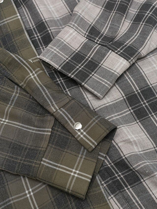 Рубашка женская C LRU 3464, р.170-84-90, khaki-beige - 7