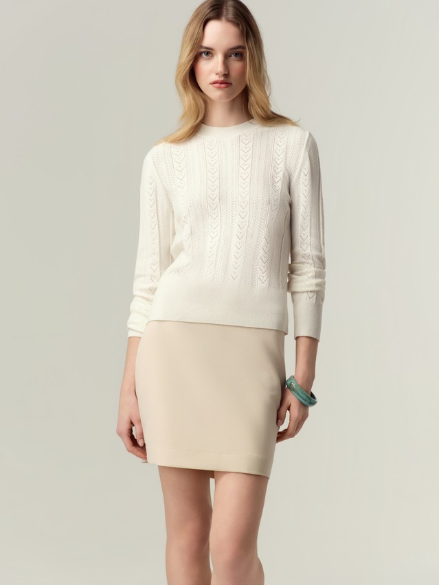 Джемпер женский CE LDK2576 25С-76СП, р.170-84, ecru - 1