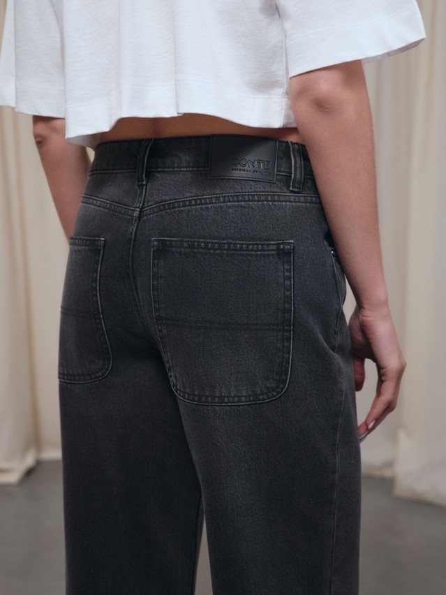 Джинсы женские C CON-808, р.164-90, washed black - 2
