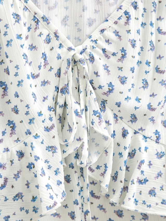Блузка жен. C LBL 3473, р.170-84-90, white-flowers - 9