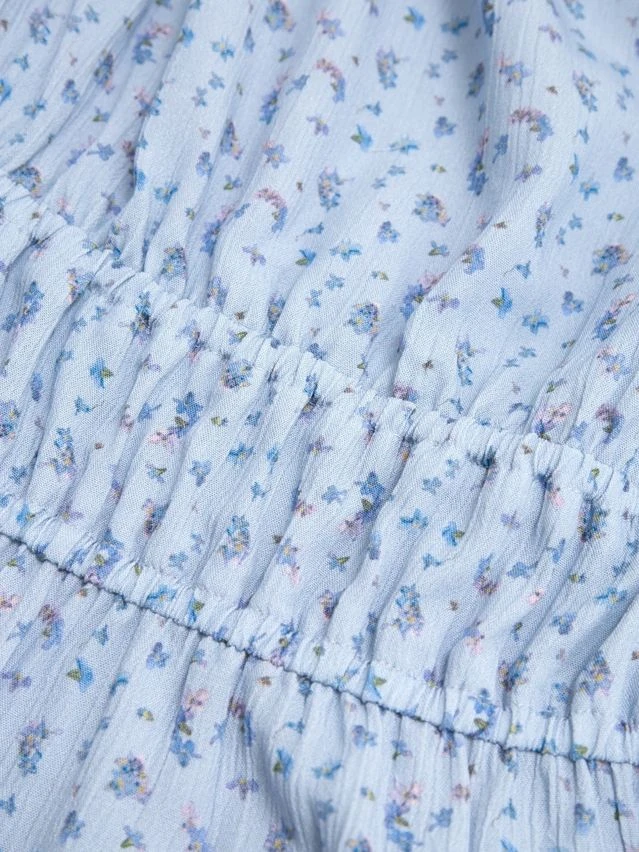 Блузка жен. C LBL 3472, р.170-84-90, blue-flowers - 6