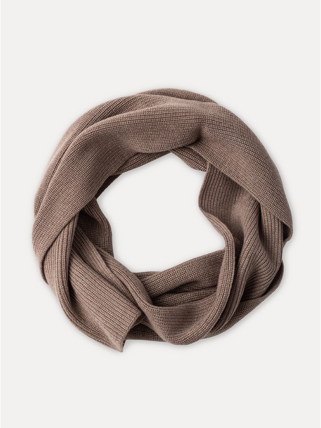 Шарф женский CE 24С-33СП, р.24*174, beige melange - 2