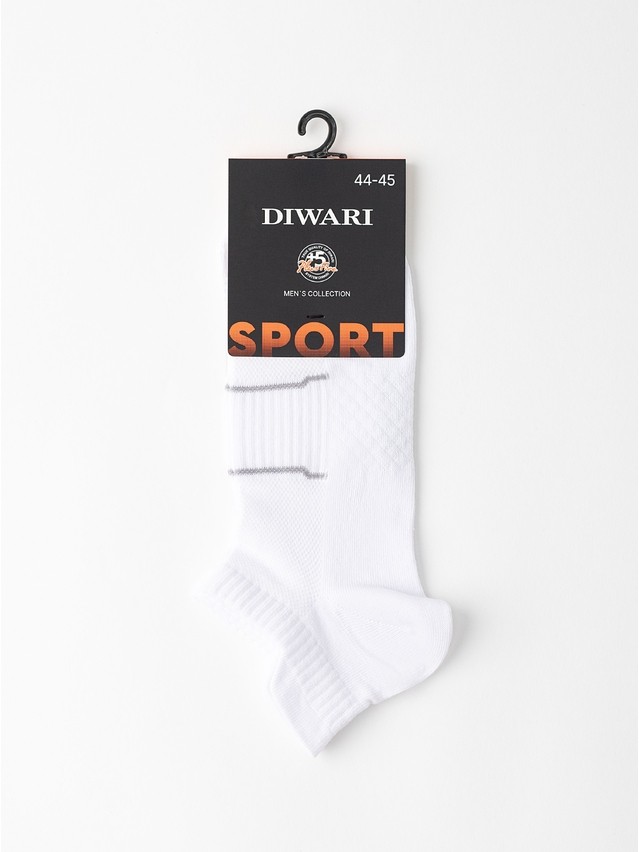 Носки муж. DW SPORT (короткие) 26С-28СП, р.25, 1110 белый - 4