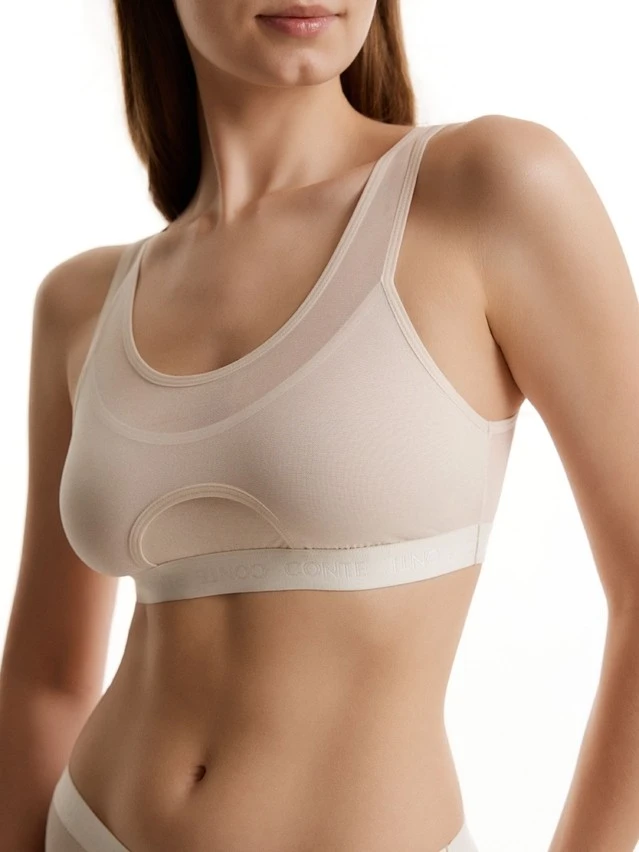 Топ жен. C DOUBLE LINES LBE 3547, р.170-84, beige - 3