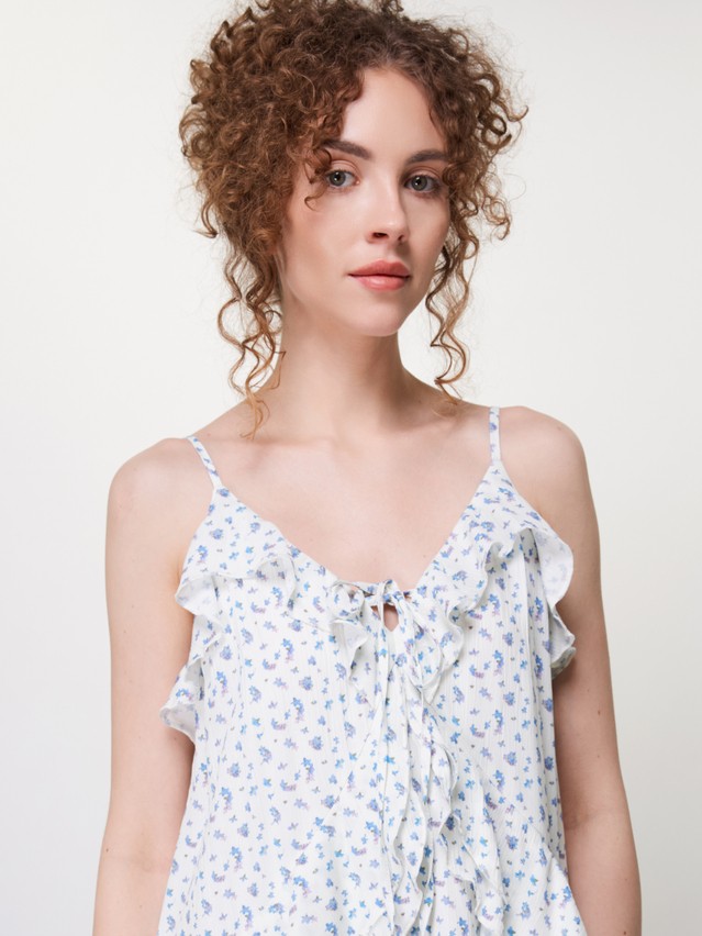 Сарафан жен. C LSF 3474, р.170-84-90, white-flowers - 4