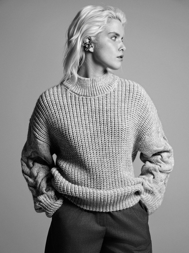 Джемпер женский CE LDK24136 24С-136СП, р.170-84, gray melange - 3