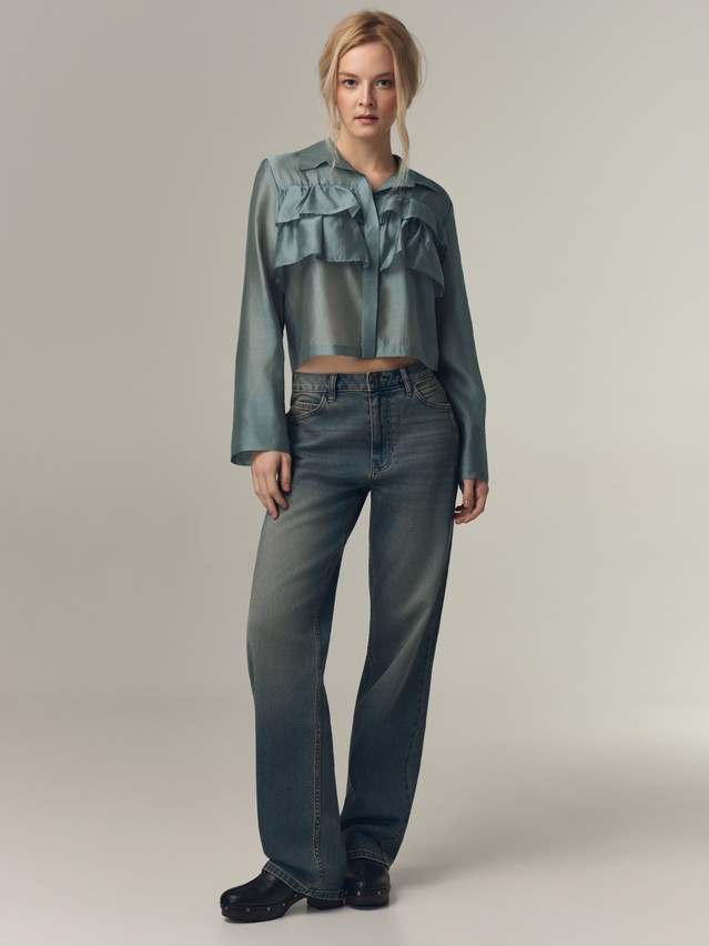 Блузка женская C LBL 3522, р.170-84-90, green-blue - 5