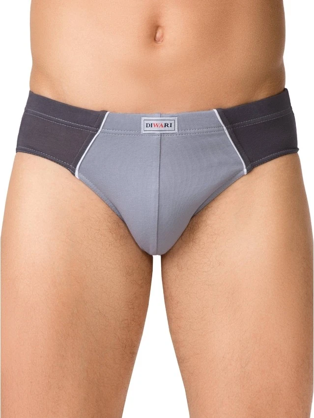 Трусы мужские BASIC SLIP 120 9С-222ТСП, p. 102,106/XL, светло-серый - 1