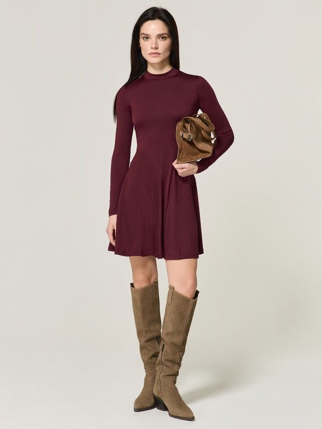 Платье женское C LPL 3494, р.170-84-90, burgundy - 1