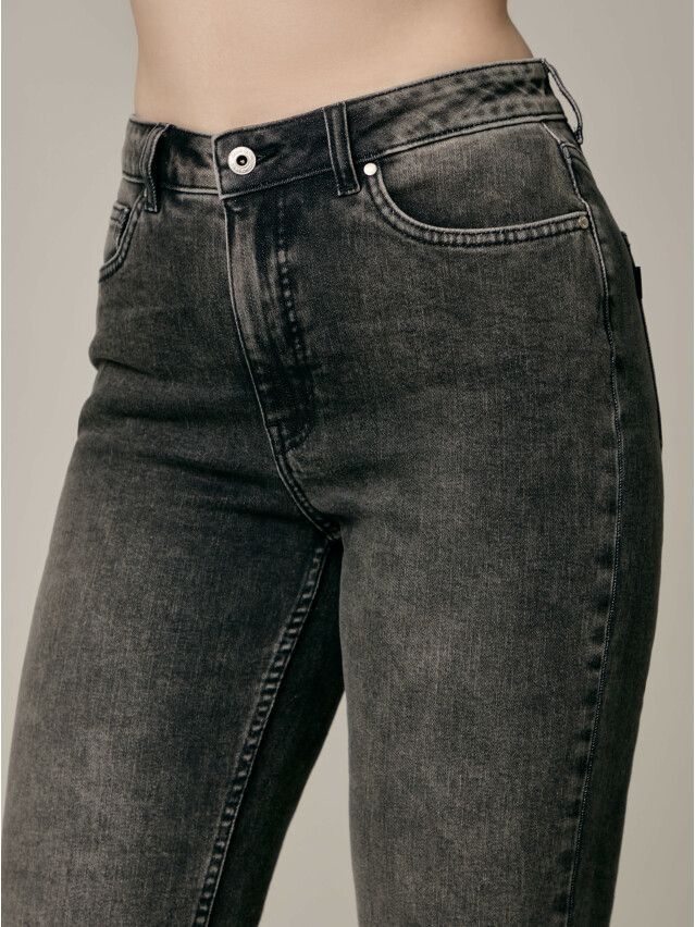 Брюки джинсовые женские CE CON-603, р.170-102, washed black - 4