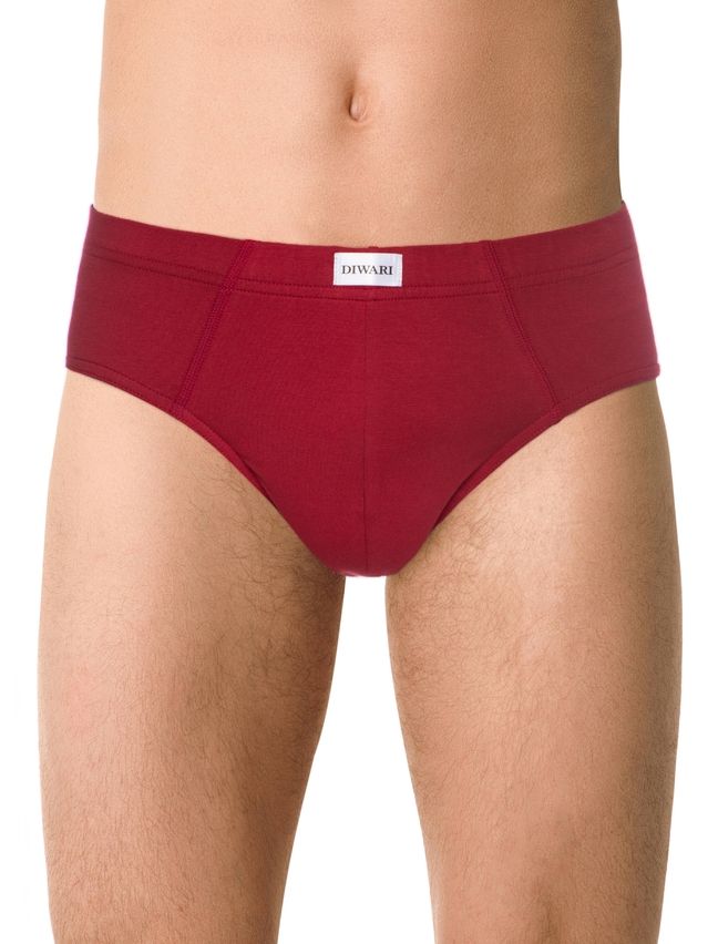 Трусы муж. DW BASIC MEN MSL 2128 (пакет),р.78,82, dark red - 1