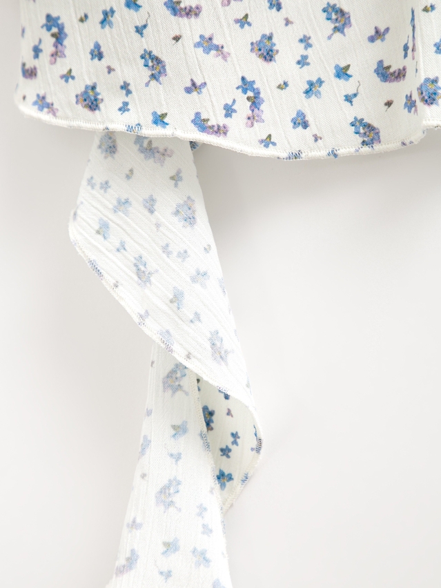 Блузка жен. C LBL 3473, р.170-84-90, white-flowers - 8