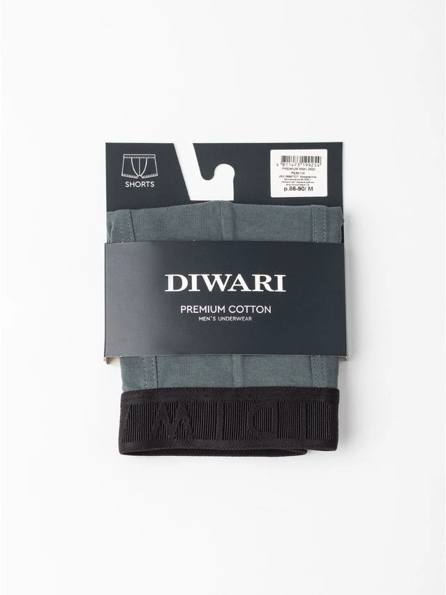 Трусы мужские DW PREMIUM MSH 3600 (бандероль),р.78,82, dark forest-black rib - 5