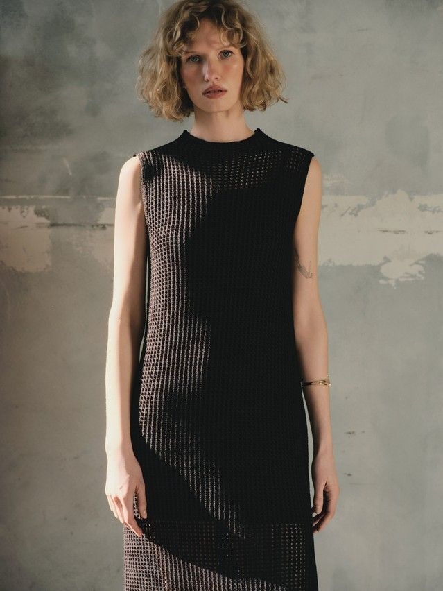 Платье жен. CE LDK2557 25С-57СП, р.170-84-90, black - 2