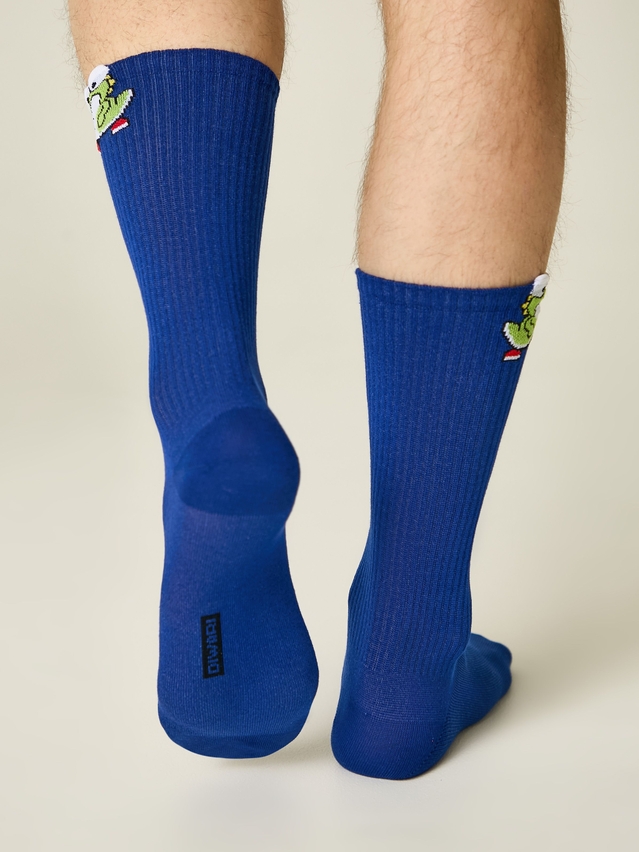 Носки мужские DW ACTIVE (удлиненные) 23С-141СП, р.25, 966 синий - 3