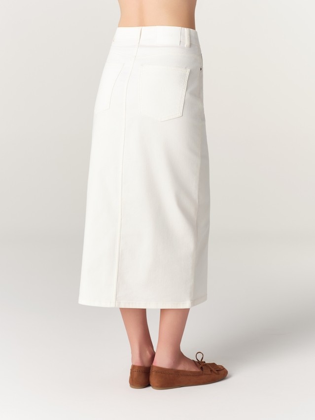 Юбка джинсовая жен. C CON-929, р.170-90, off white - 4