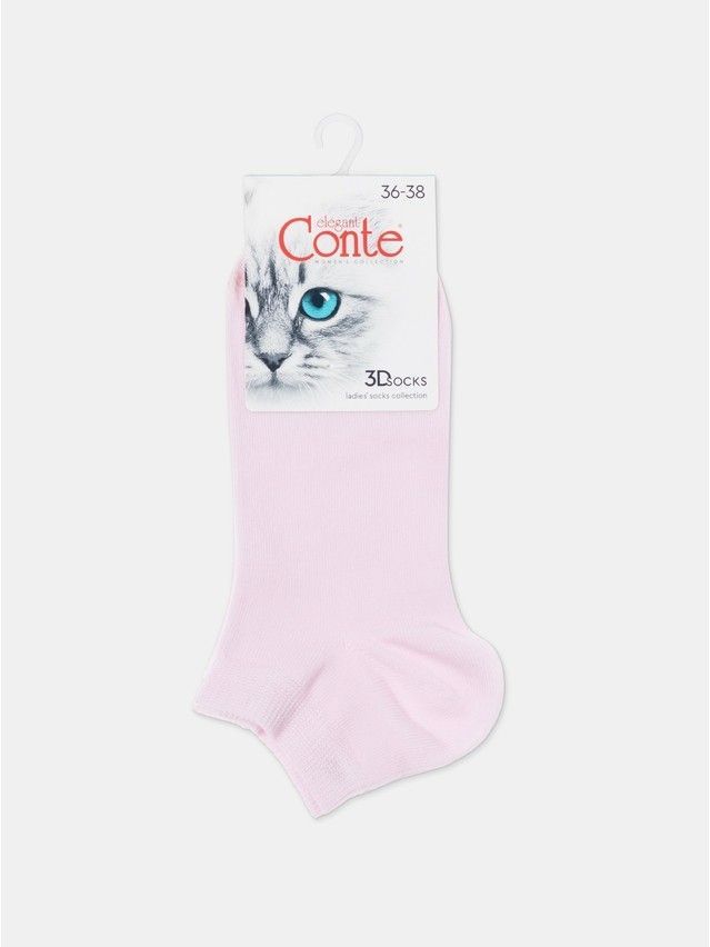 Носки женские хлопковые CE 3DSOCKS (короткие) 24С-3СП, р.23-25, 000 светло-розовый - 7