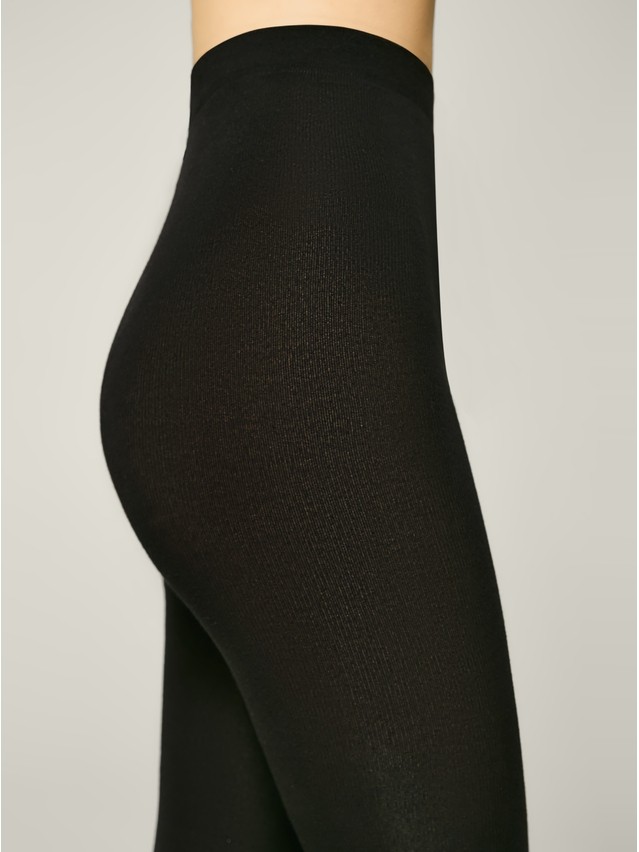 Легинсы женские хлопковые CE COTTON LEGGINGS 300 25С-10СП, р.2, nero - 2