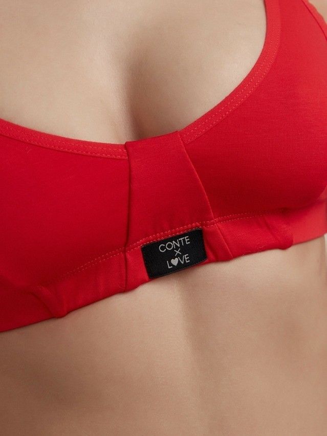 Бюстье женское CE COTTON LOVE LBE 2530, р.170-84, red - 5