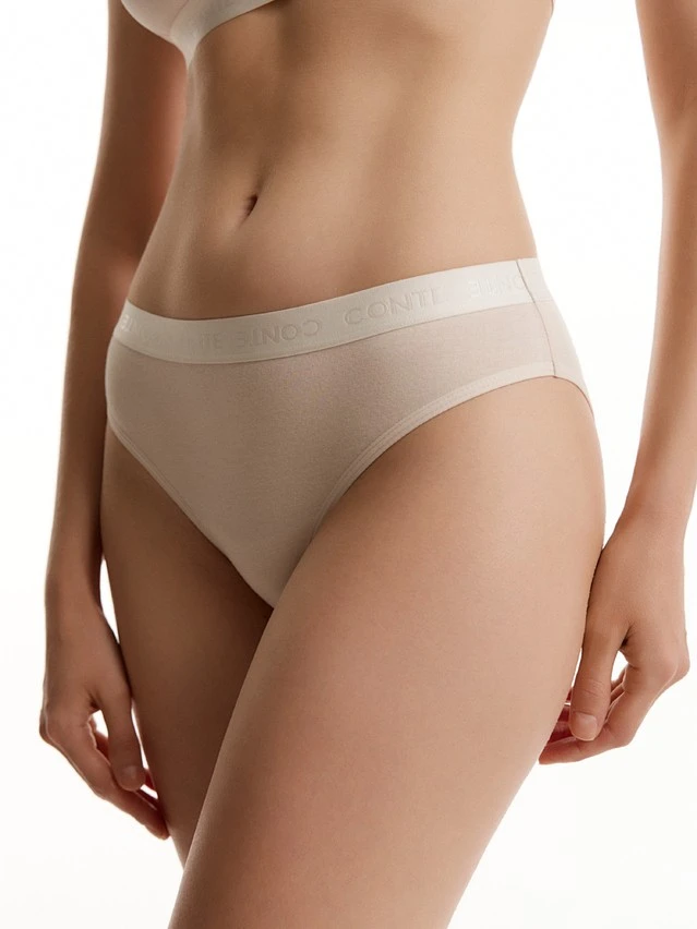 Трусы жен. C DOUBLE LINES LB 3550, р.90, beige - 1