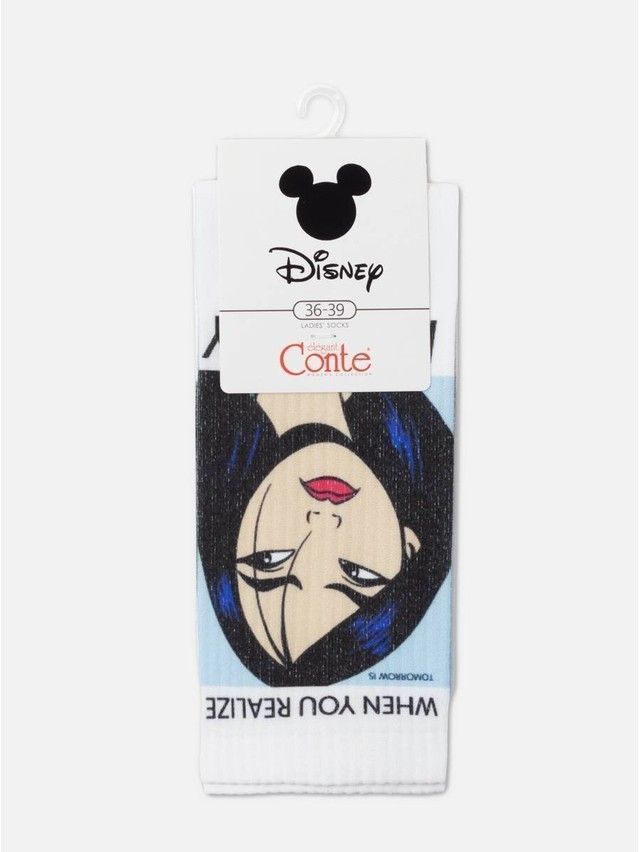 Носки женские хлопковые CE DISNEY (удлиненные) 19С-236СПМ, р.23-25, 349 белый - 4