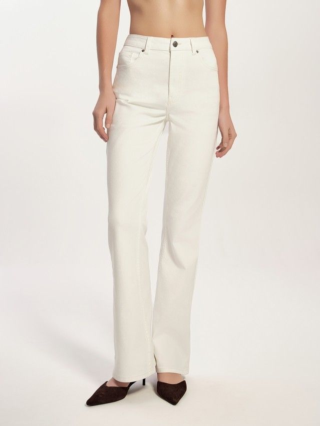 Брюки джинсовые женские CE CON-803, р.170-102, off white - 3